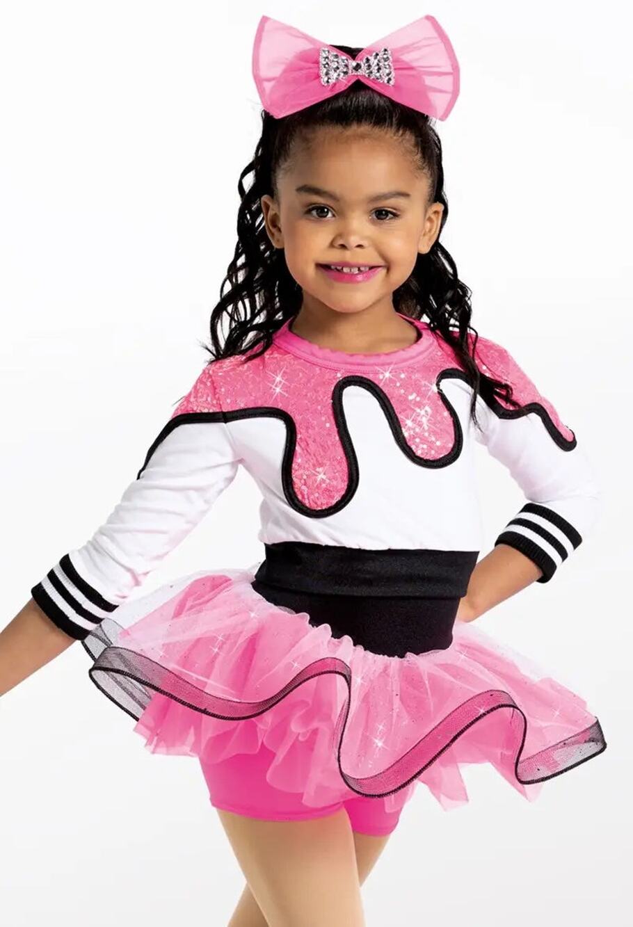 Dance Costume MC Pink Weissman 11632 Hip Hop Jazz Tap Clogging Ice Cream Tutu